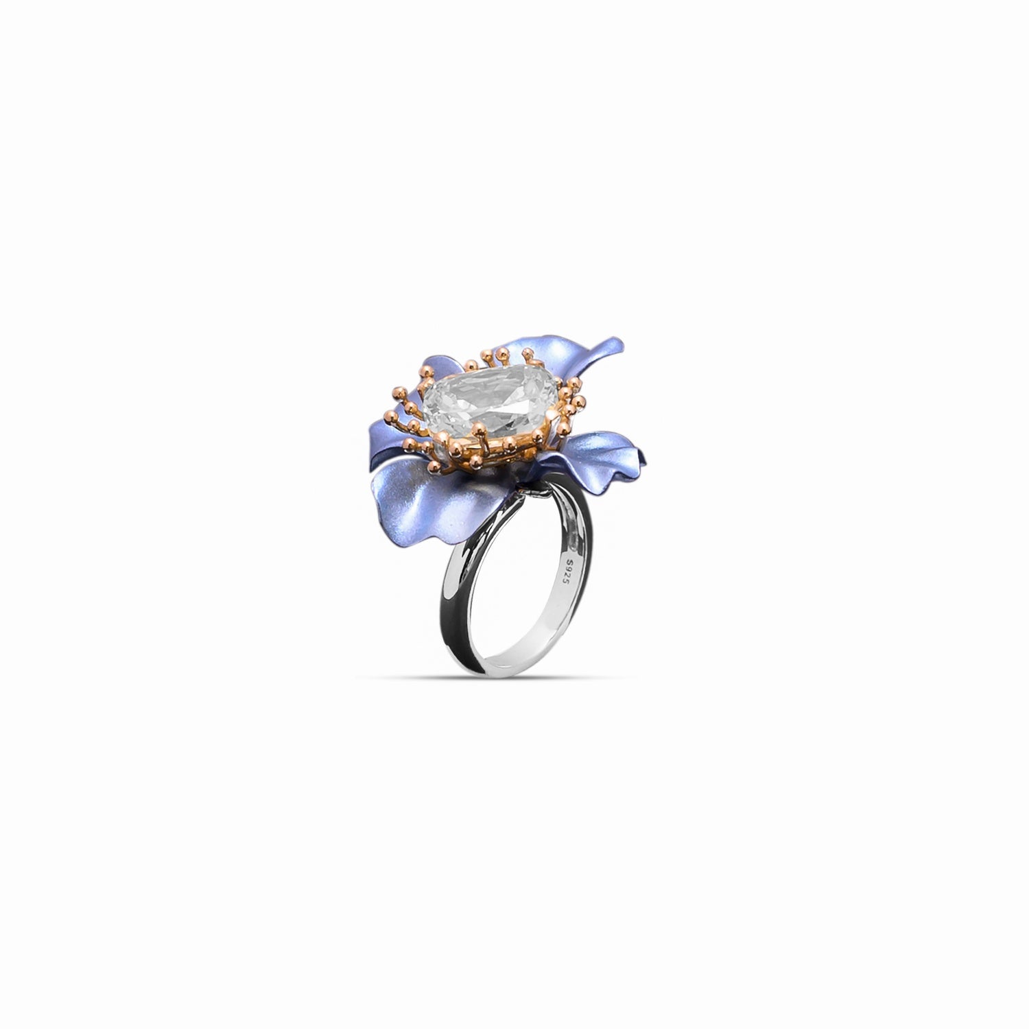 Celestial Bloom Cocktail Ring