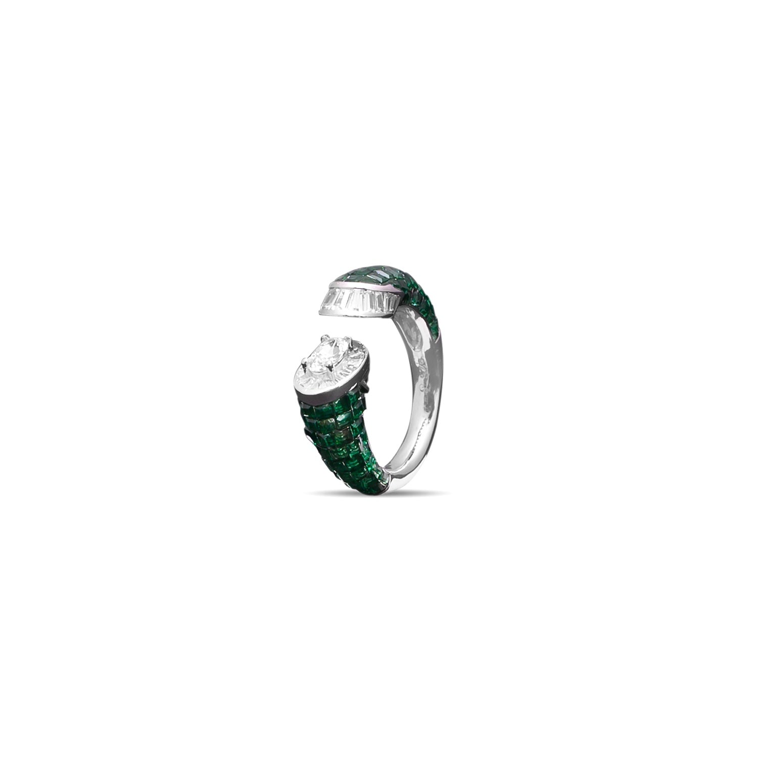 The Emerald Whisper Open Ring