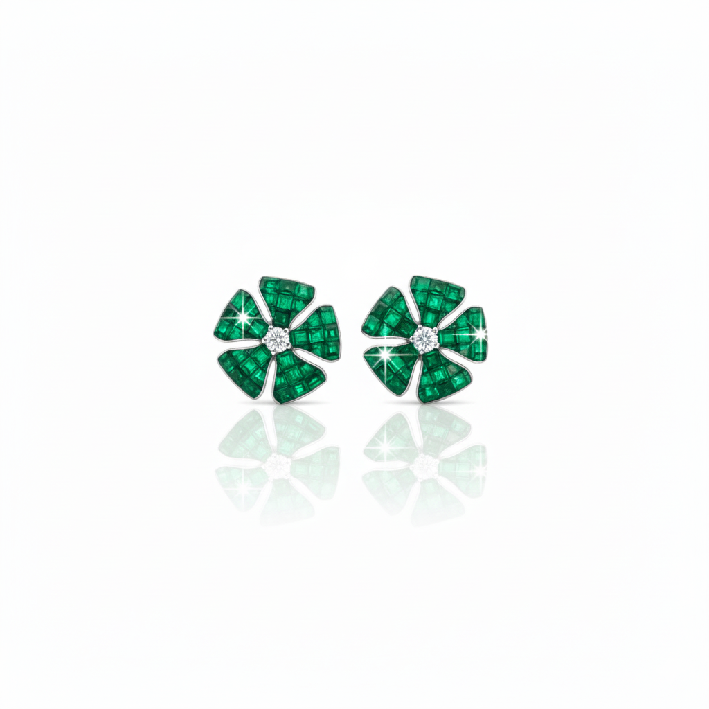 Floral Glow Blossom Earrings