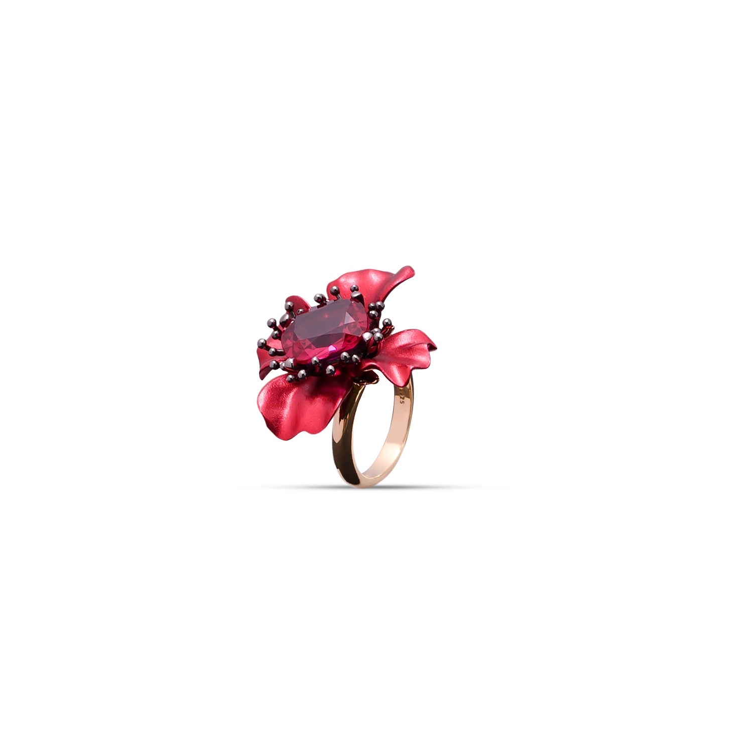 Celestial Bloom Cocktail Ring