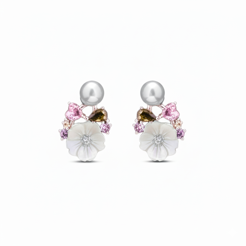 Jardin de Lune Floral Earrings