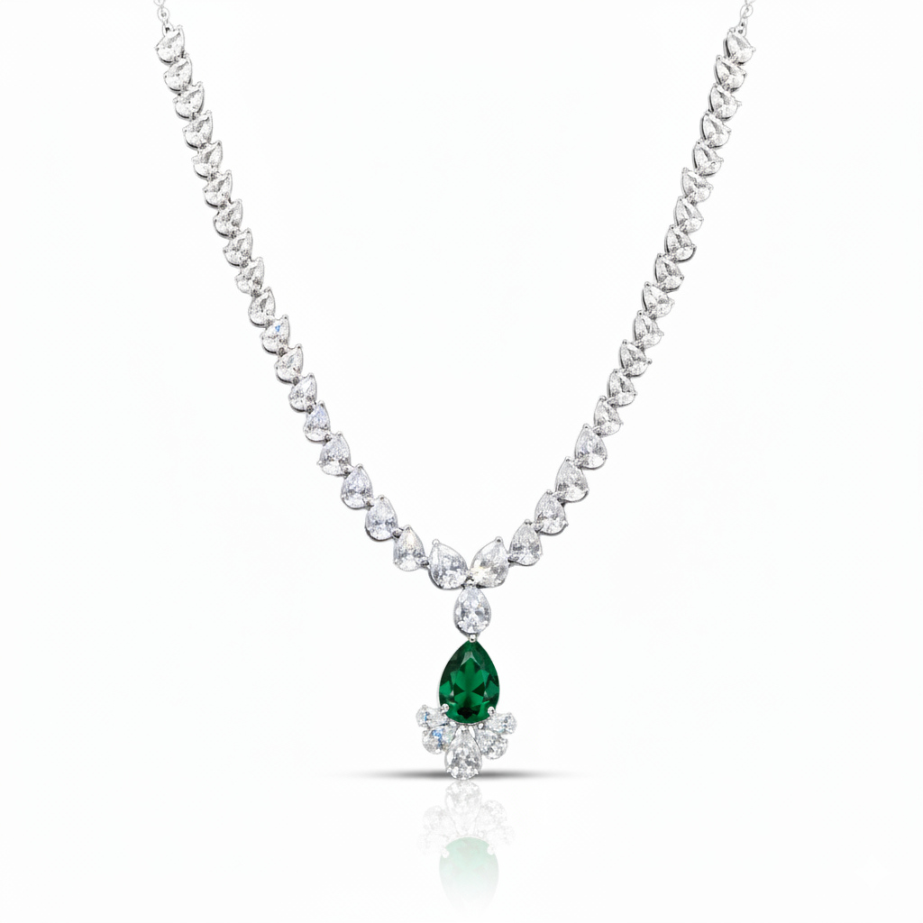 Emerald Whisper Necklace
