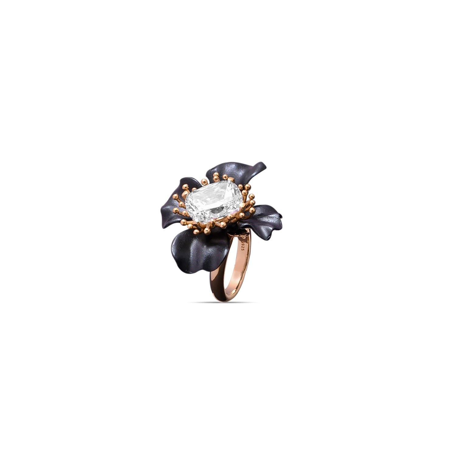 Celestial Bloom Cocktail Ring