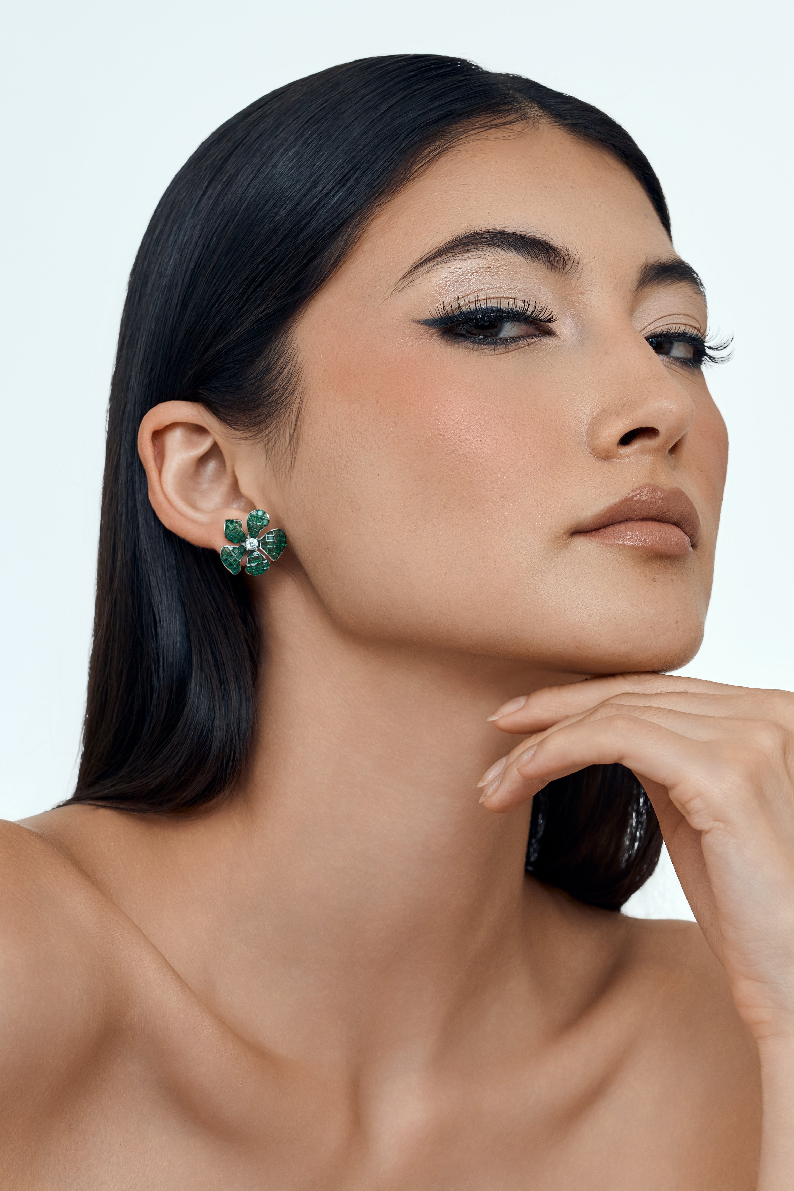 Floral Glow Blossom Earrings