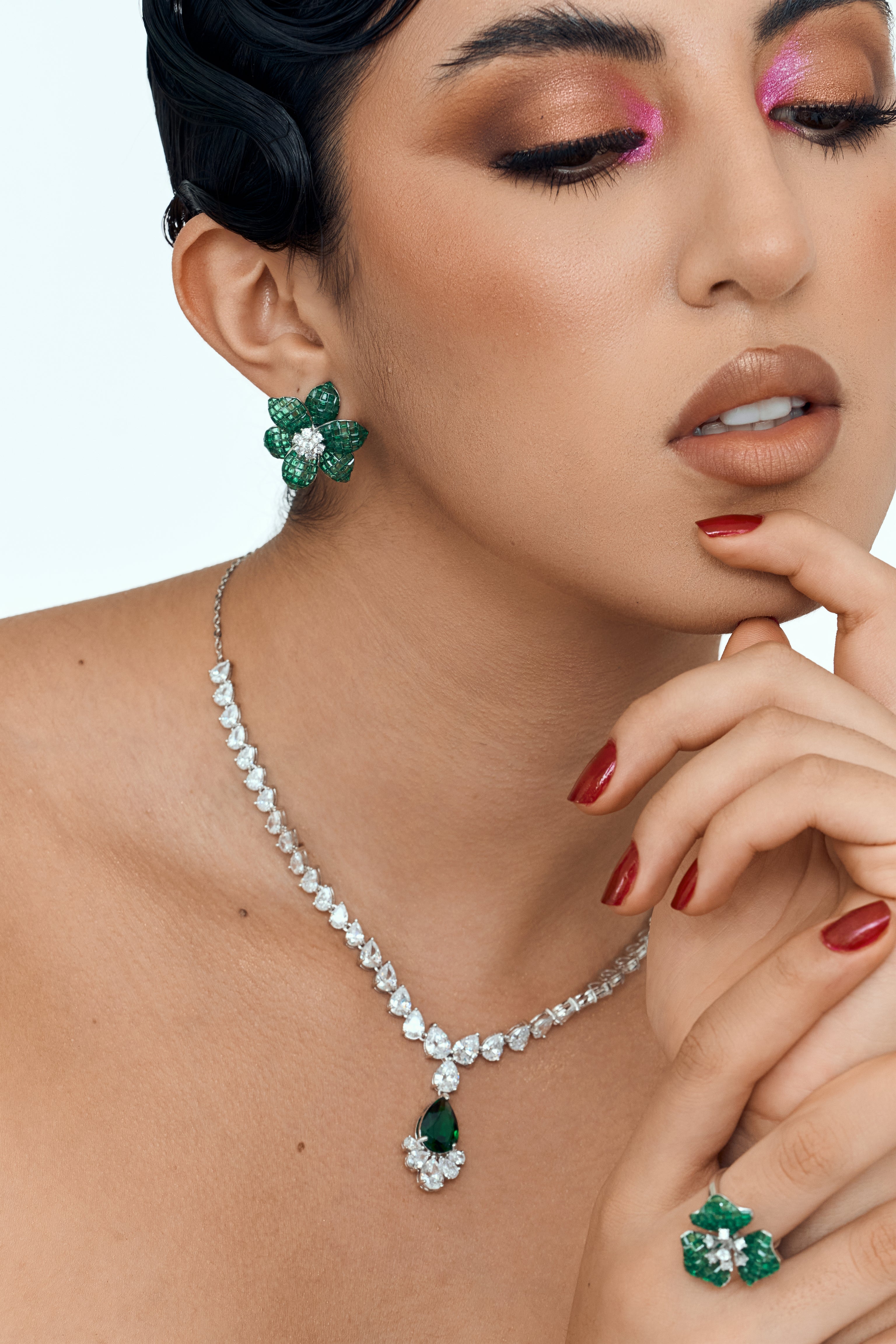 Emerald Whisper Necklace
