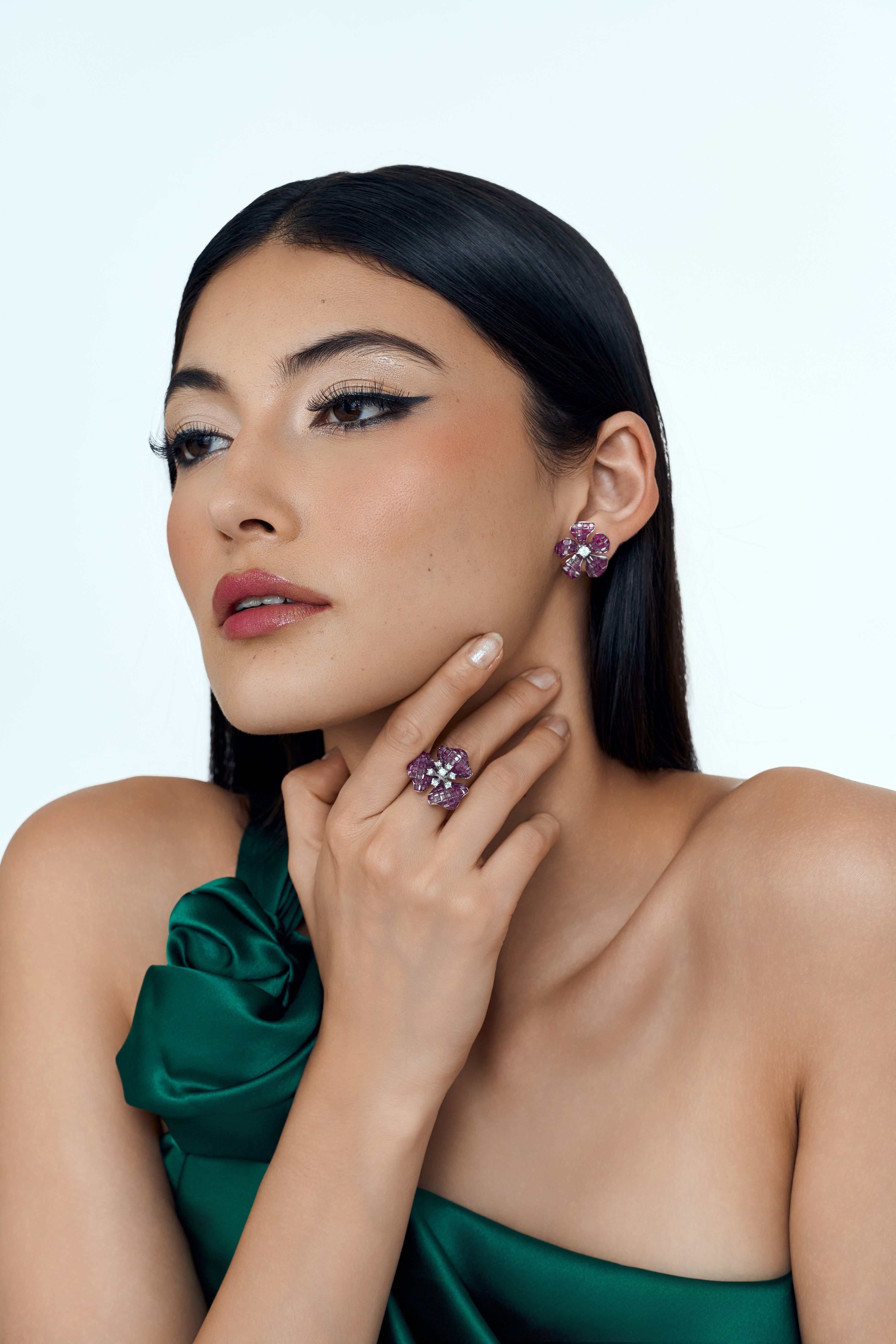 Floral Glow Blossom Earrings