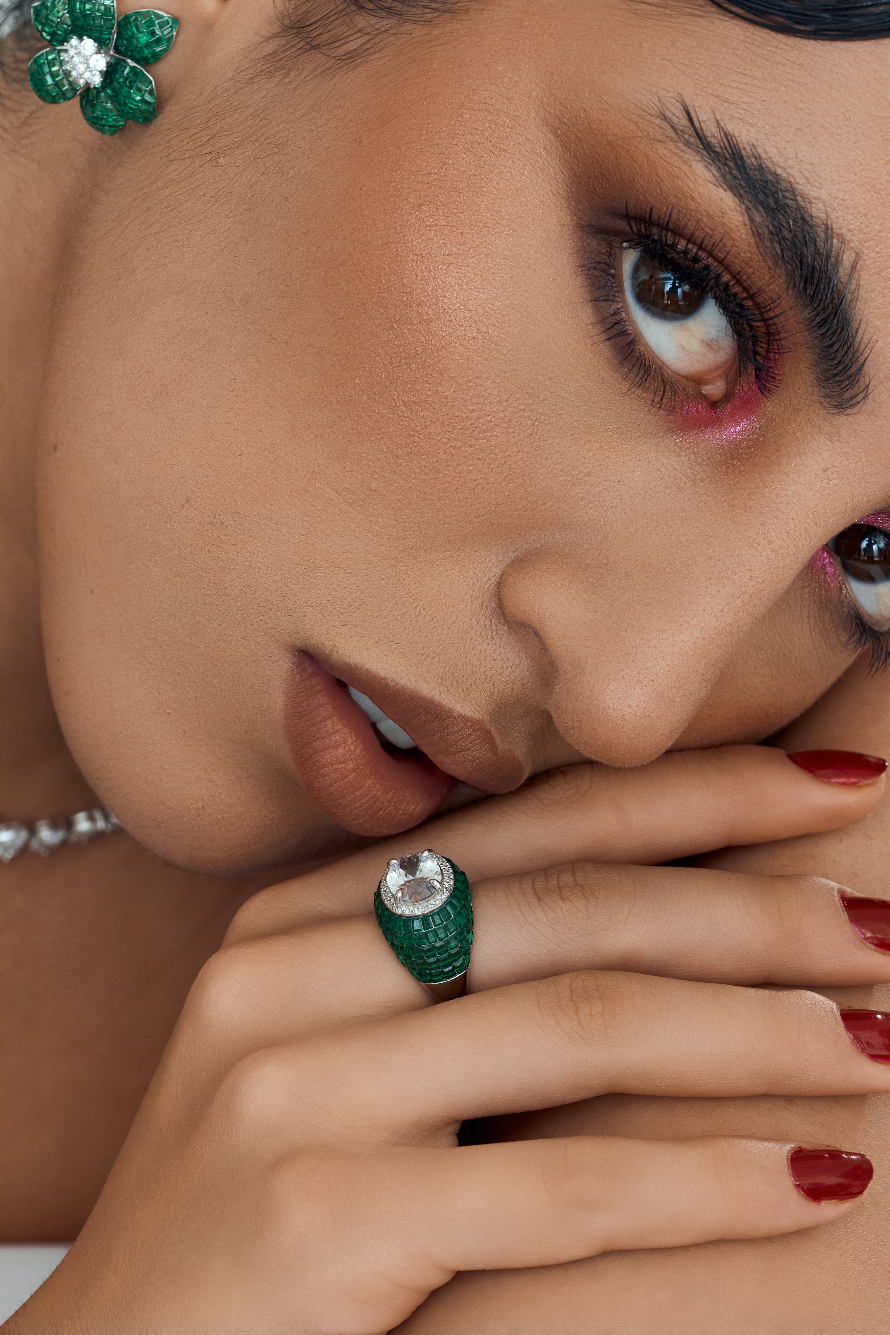 Emerald Elegance Solitaire Ring