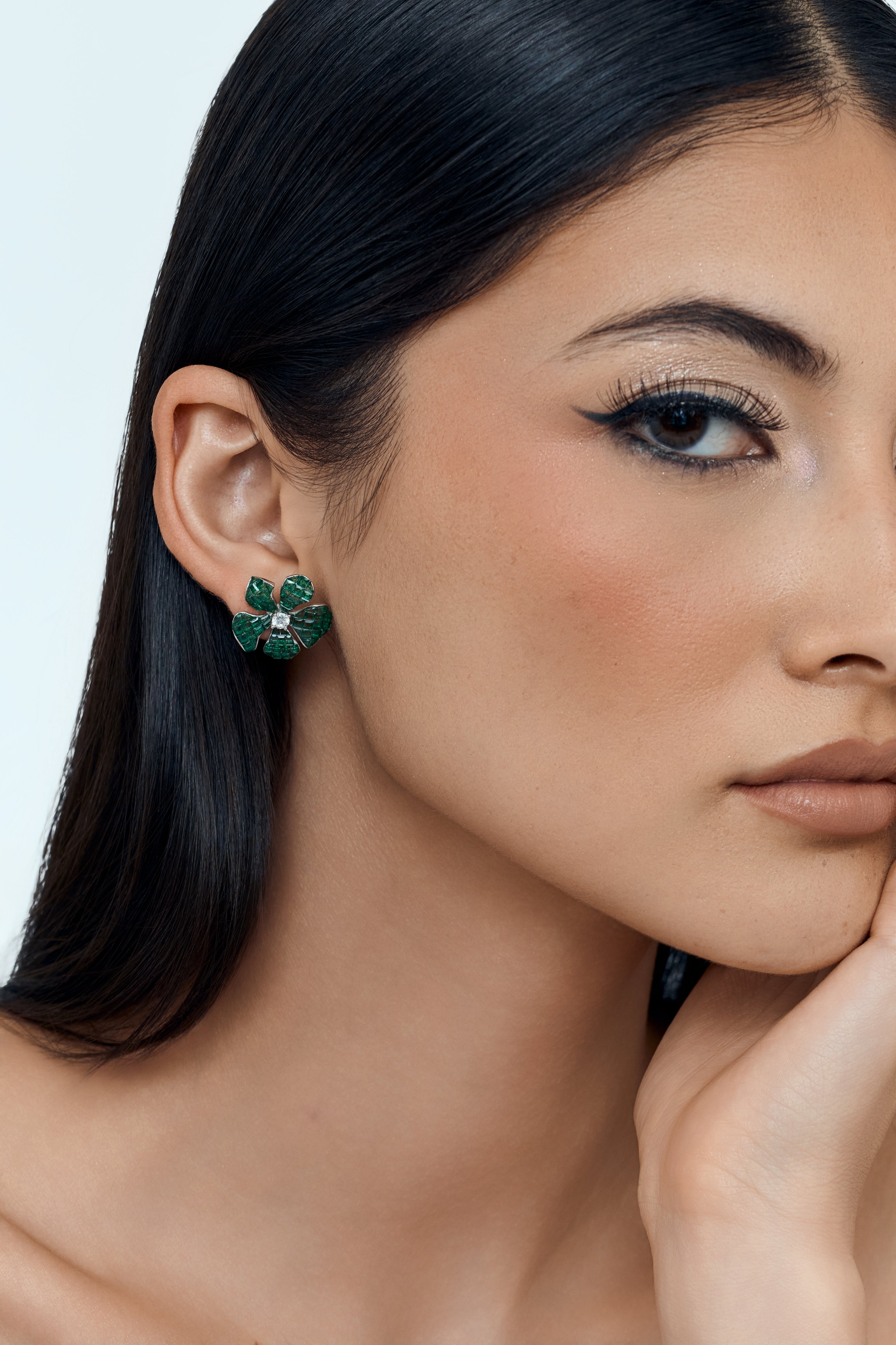 Floral Glow Blossom Earrings