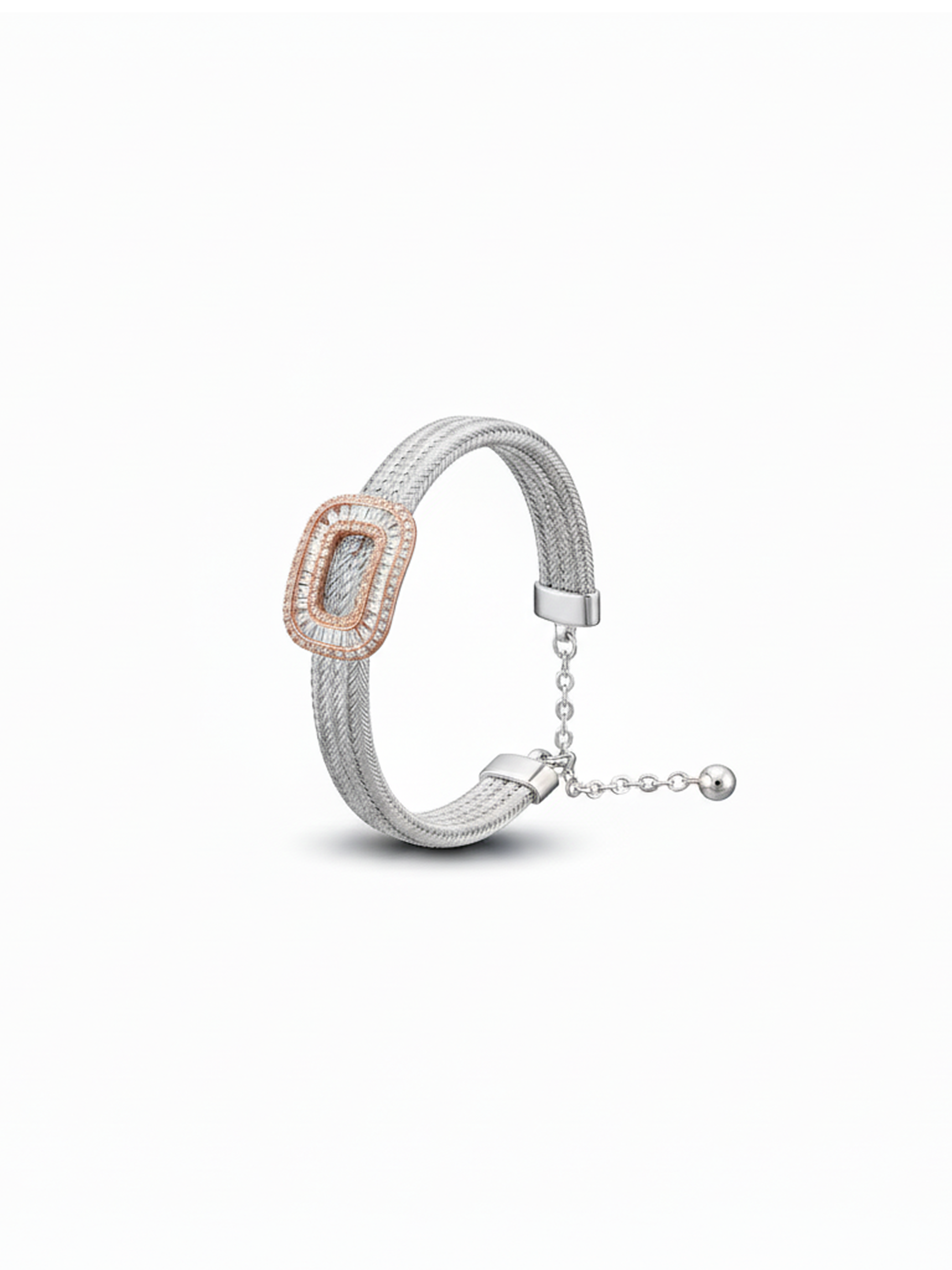 Classic Luxe Mesh Bracelet Silver