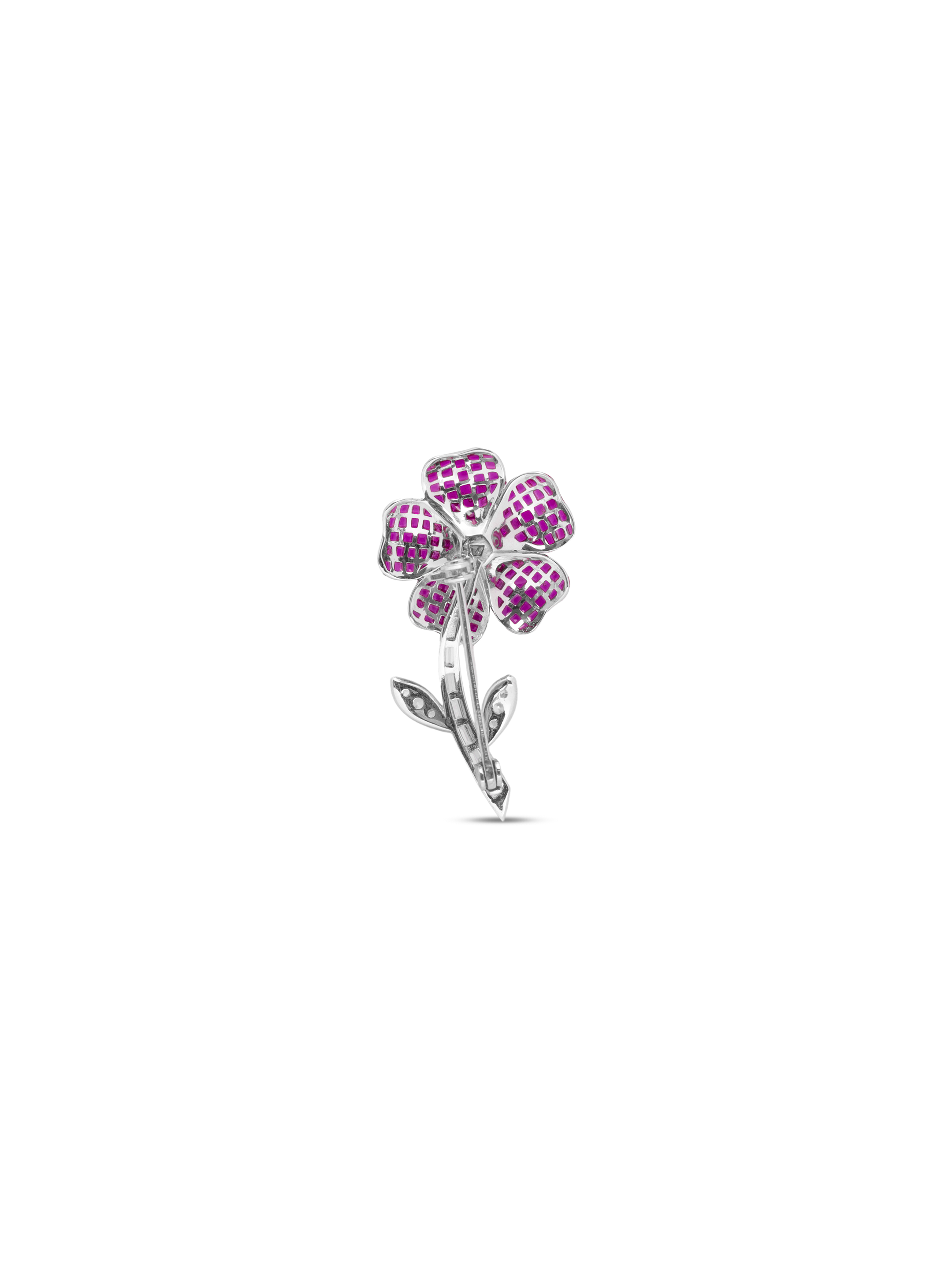 Eternal Grace Bloom Brooch Crimson