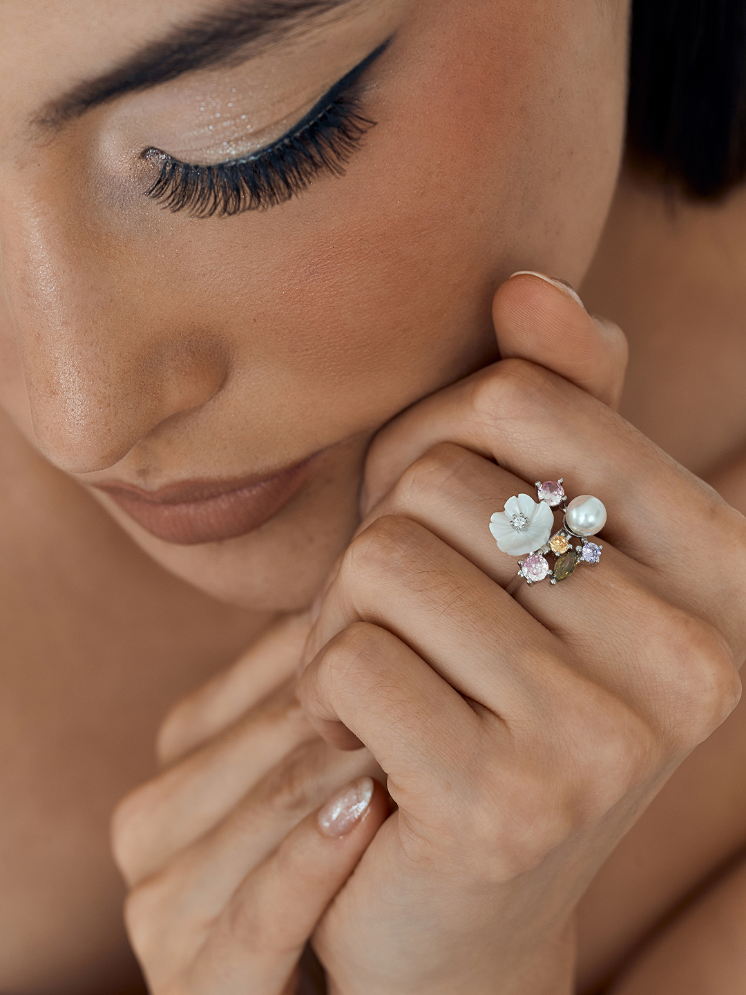 Jardin de Lune Bloom Ring Blush bloom