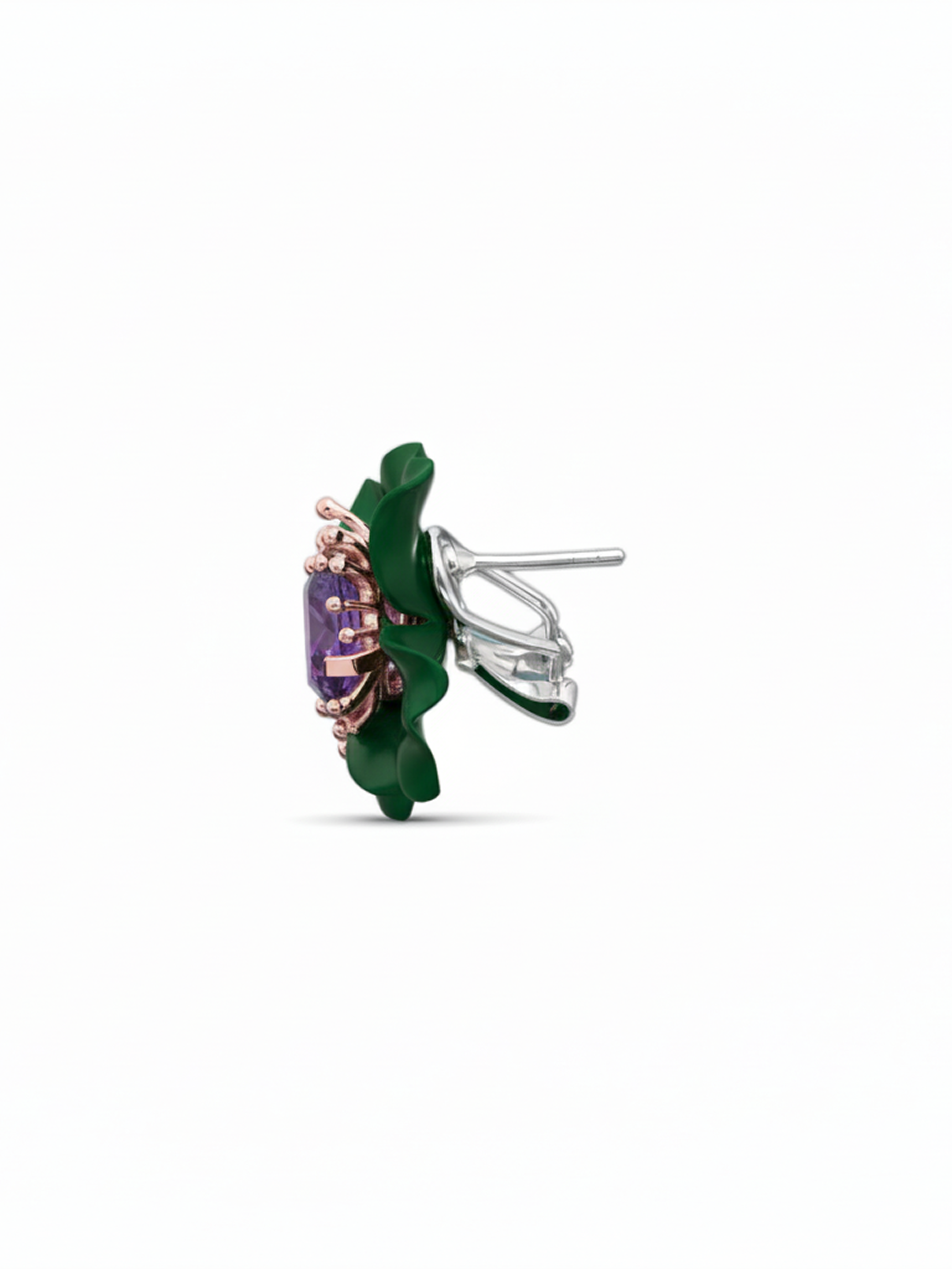 Enchanted Bloom Radiance Studs Emerald