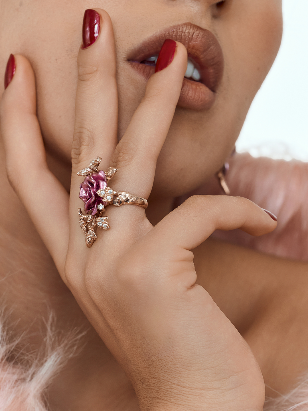 Rosé Garden Bloom Ring