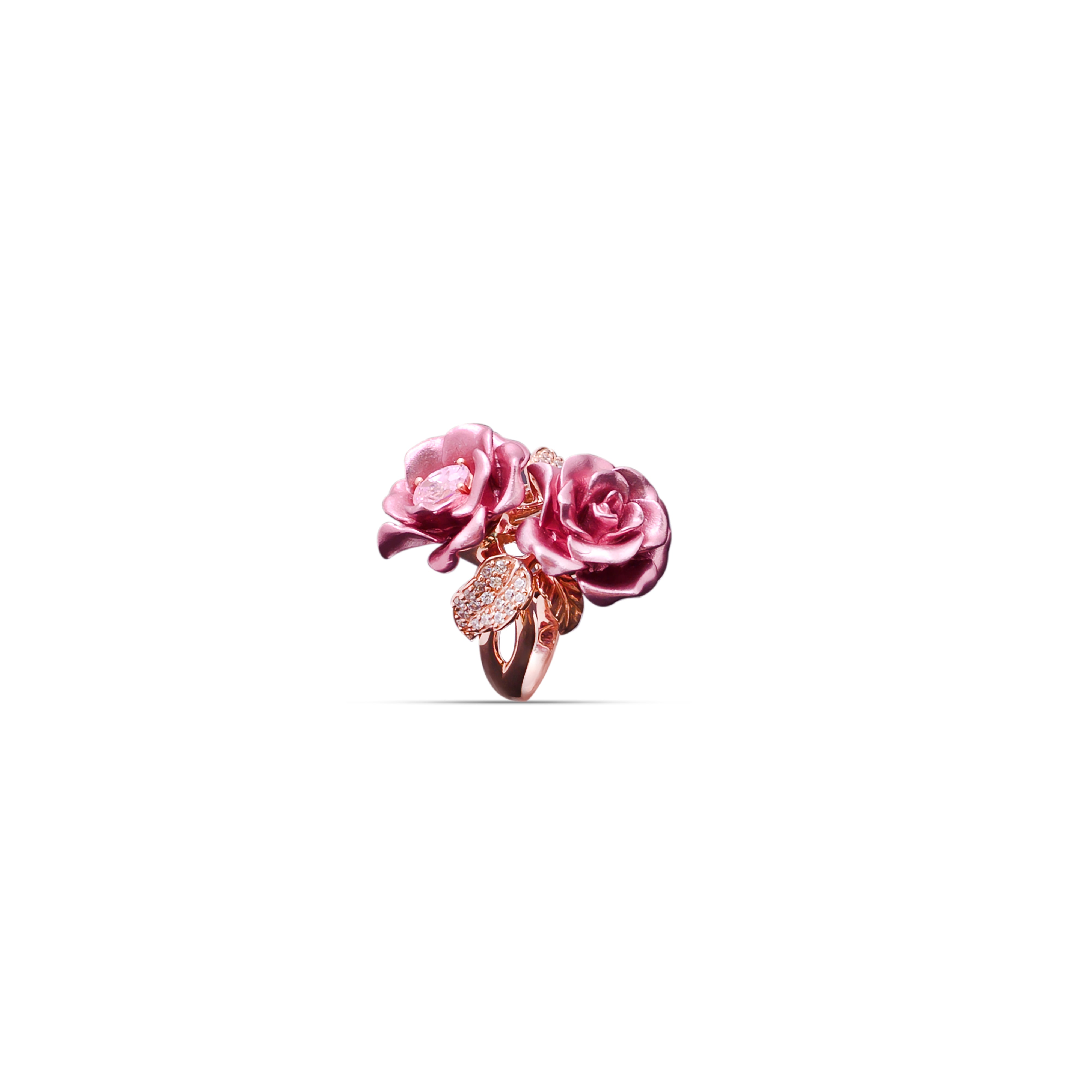 Blush Petal Vine Ring