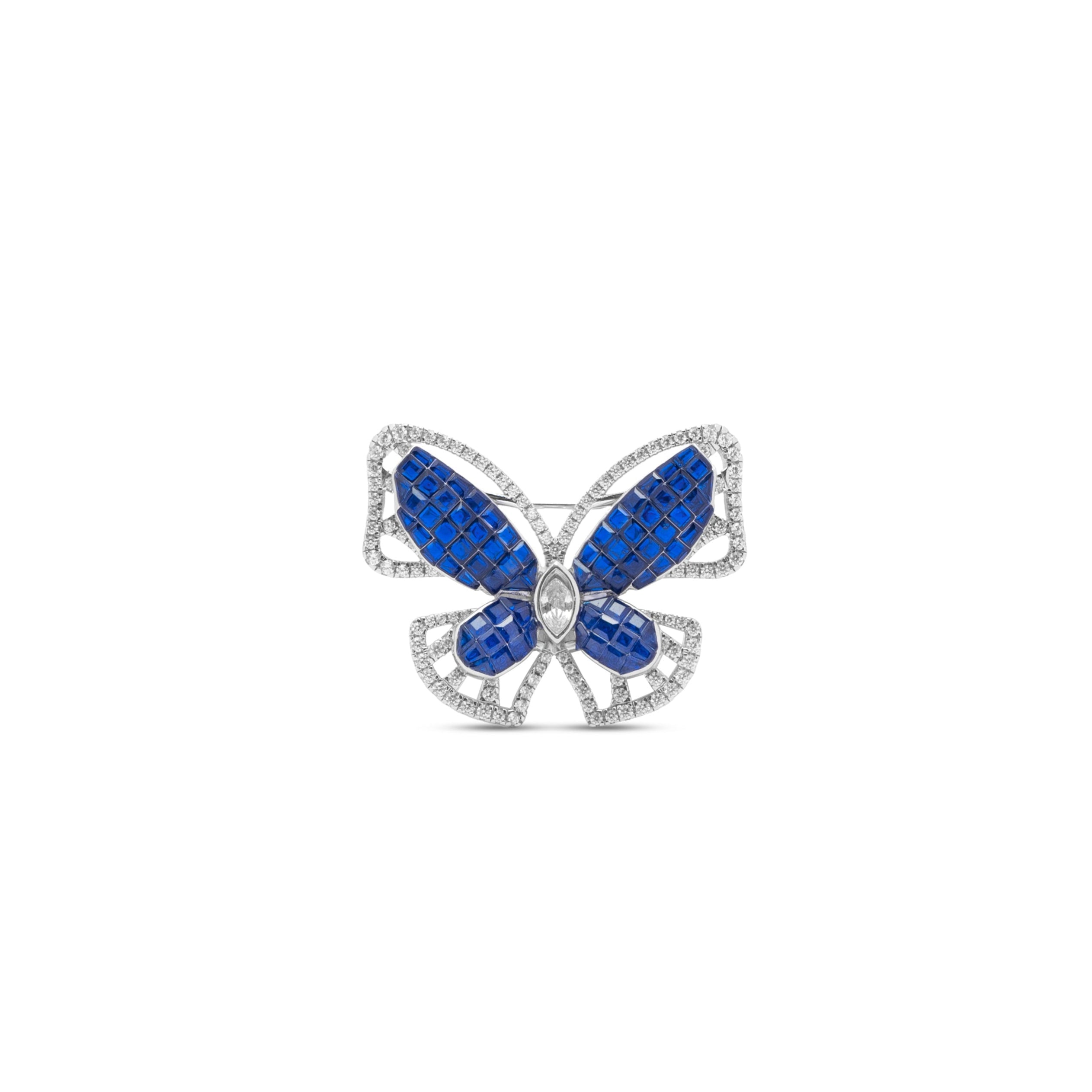 Azure Wings Brooch