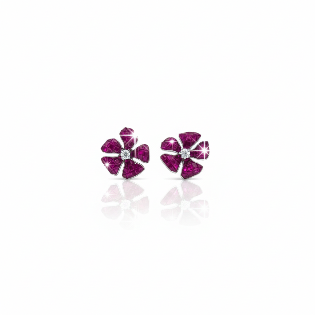 Floral Glow Blossom Earrings