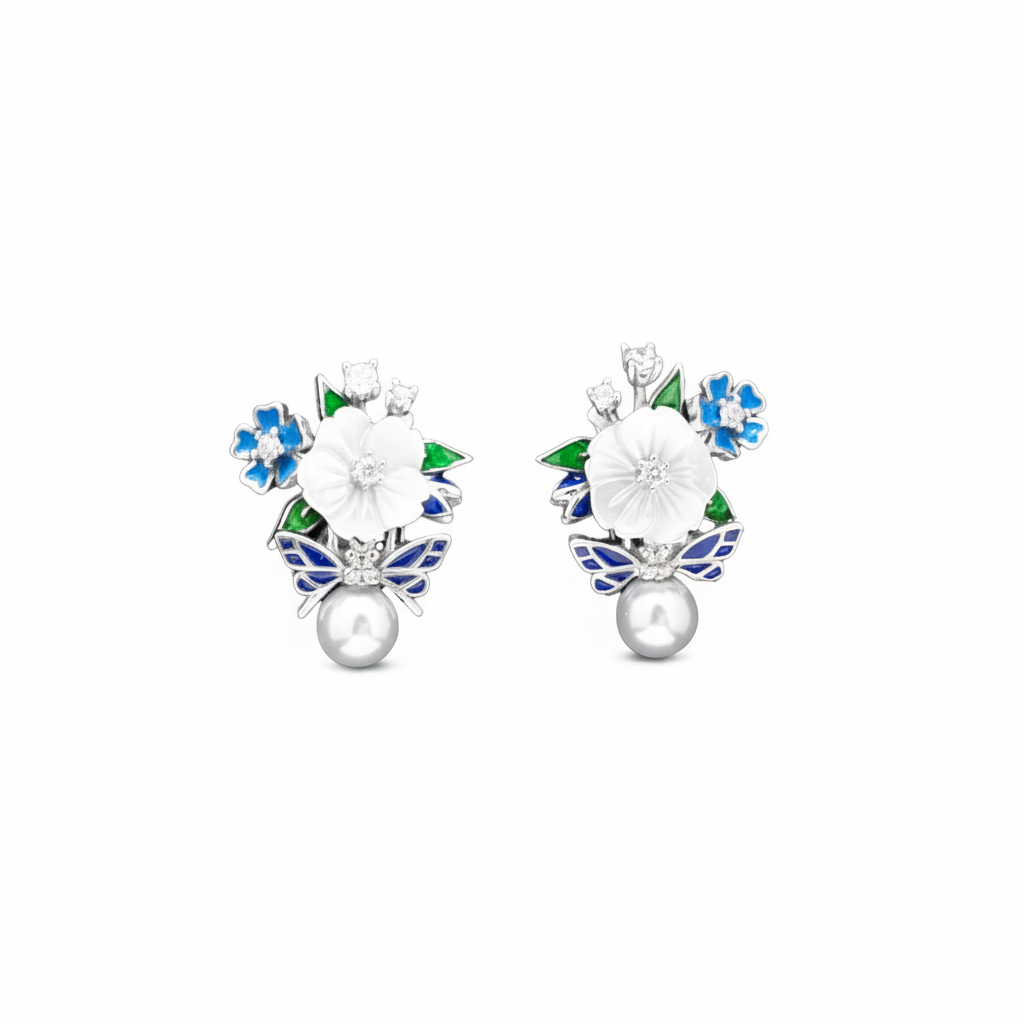 Jardin de Lune Floral Earrings