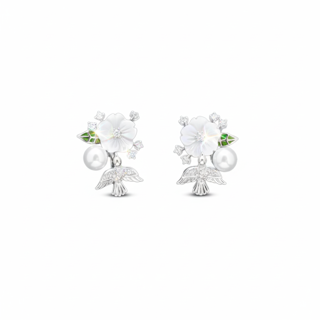 Jardin de Lune Floral Earrings