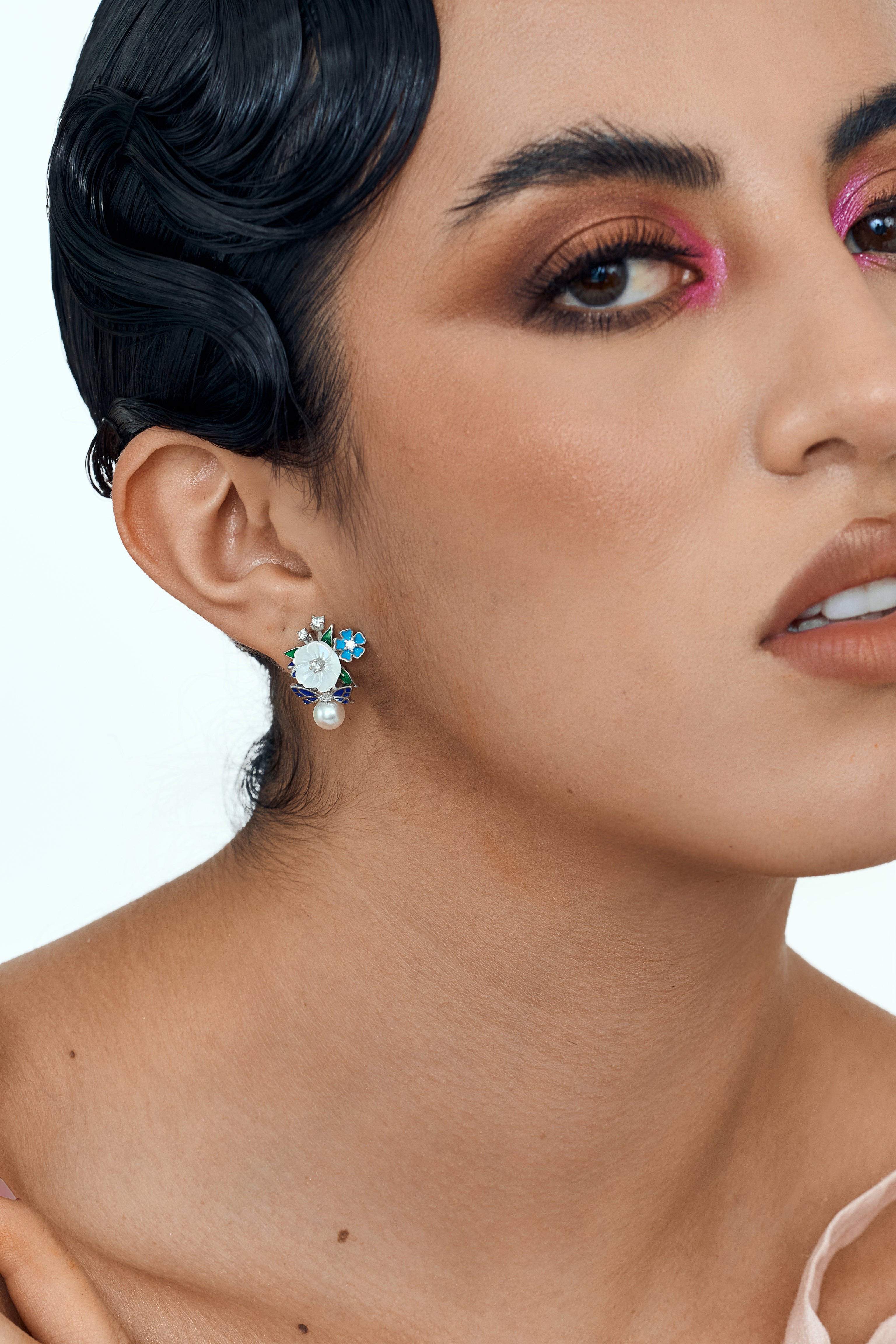 Jardin de Lune Floral Earrings