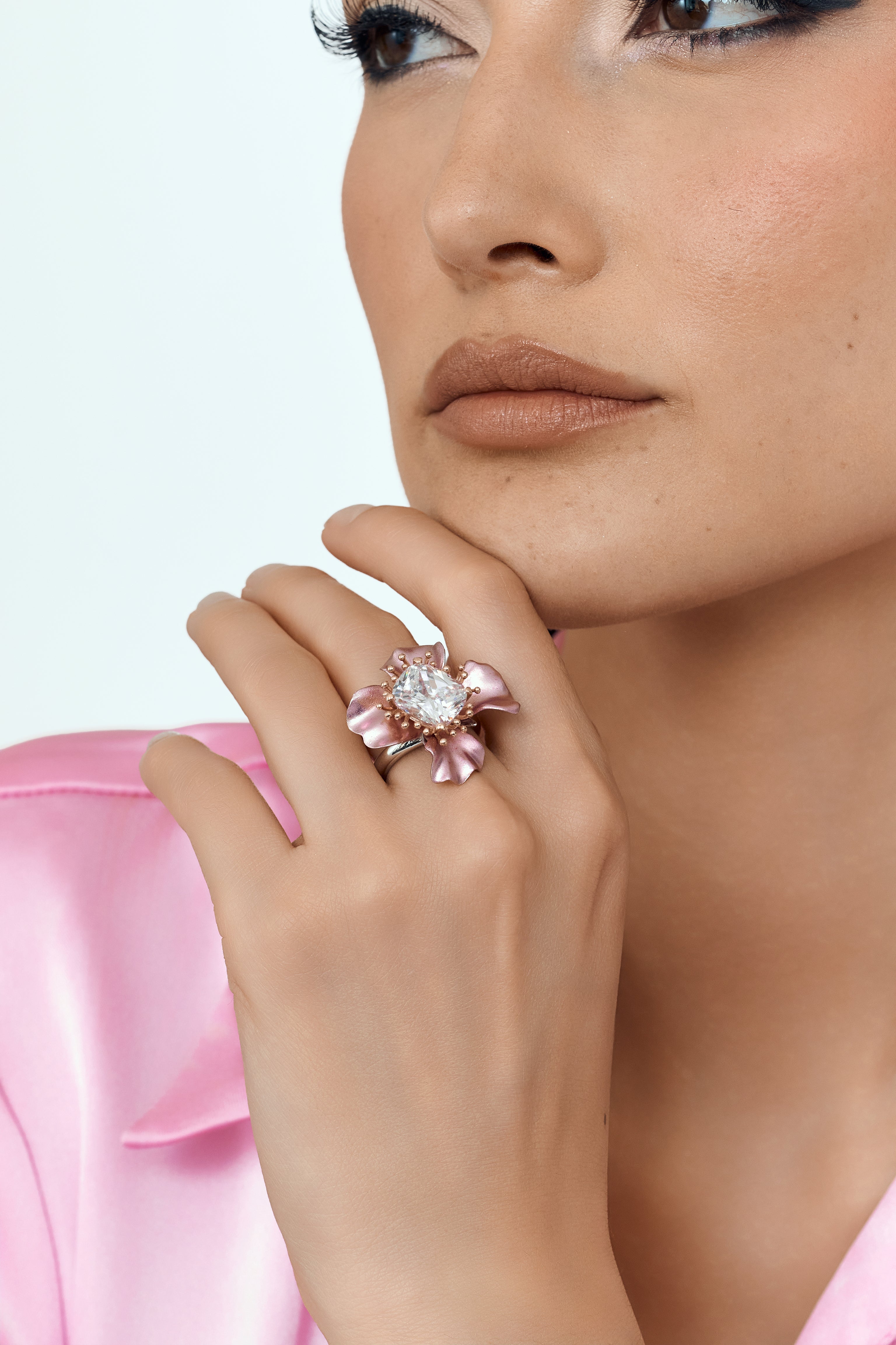 Celestial Bloom Cocktail Ring