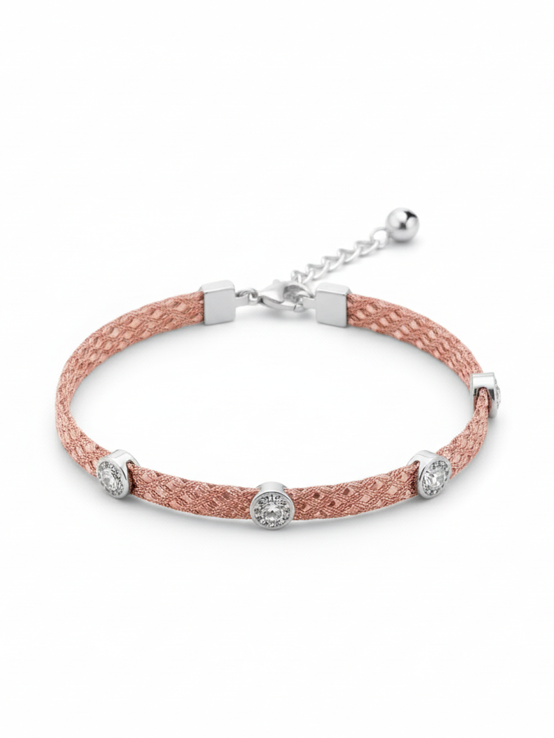 Accent Mesh Bracelet Rose Gold