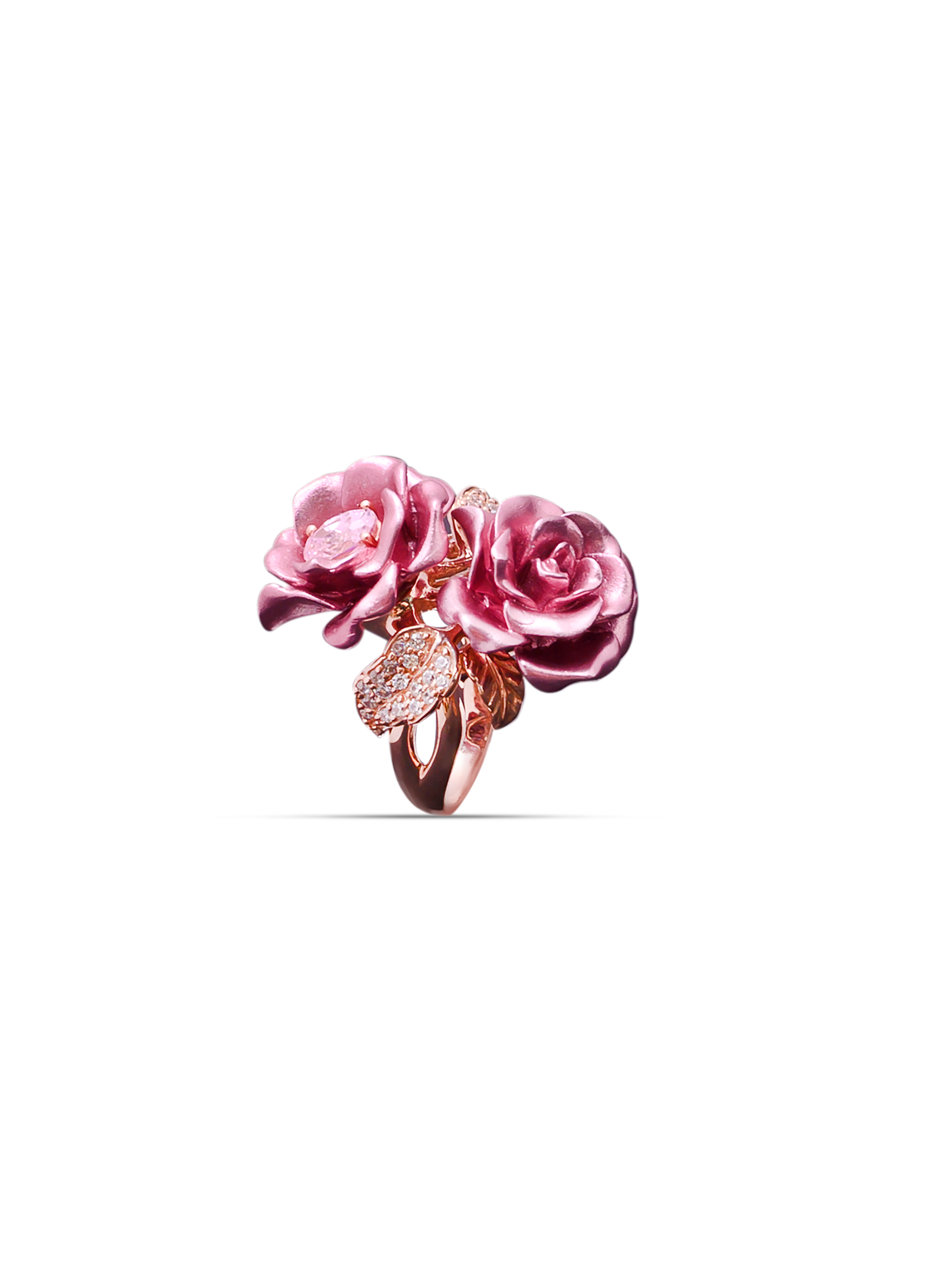 Blush Petal Vine Ring