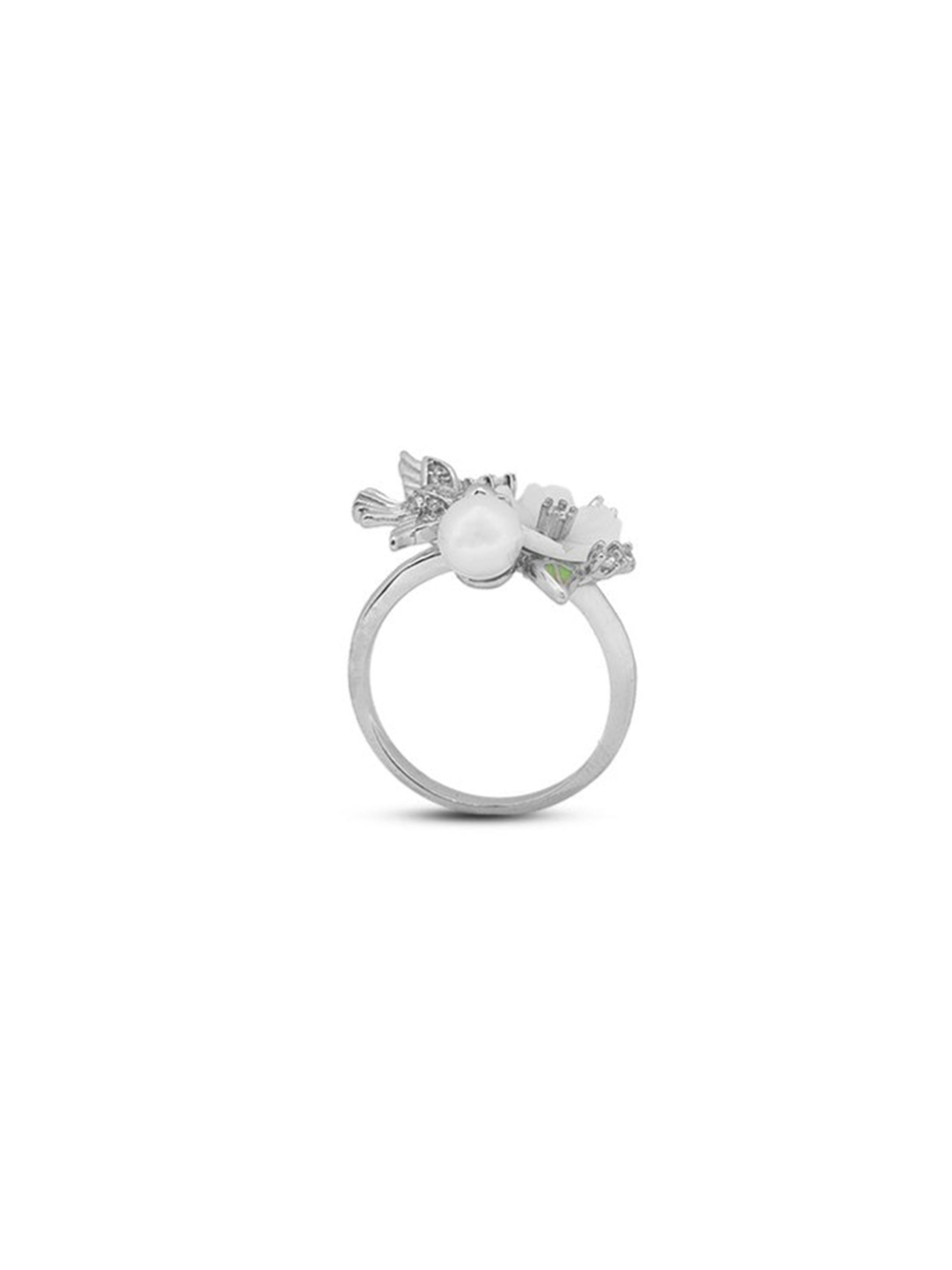 Jardin de Lune Bloom Ring Silver bloom