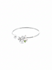 Jardin de Lune Floral Bracelet Silver Bloom