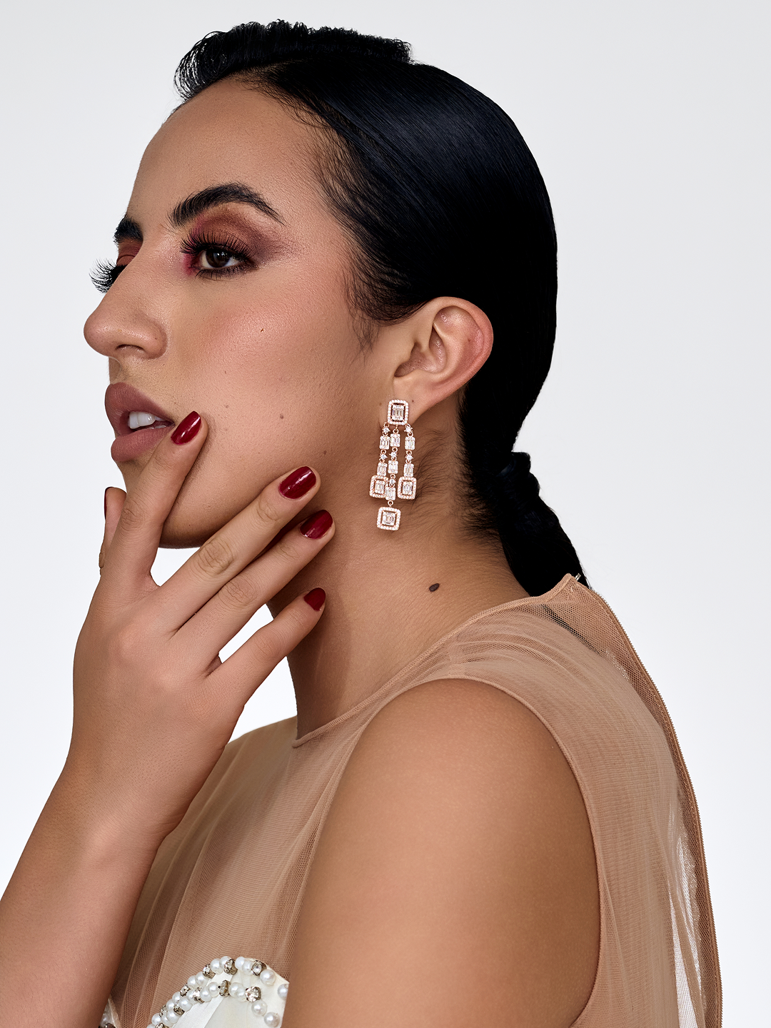Shimmer Classic Cascade Earrings