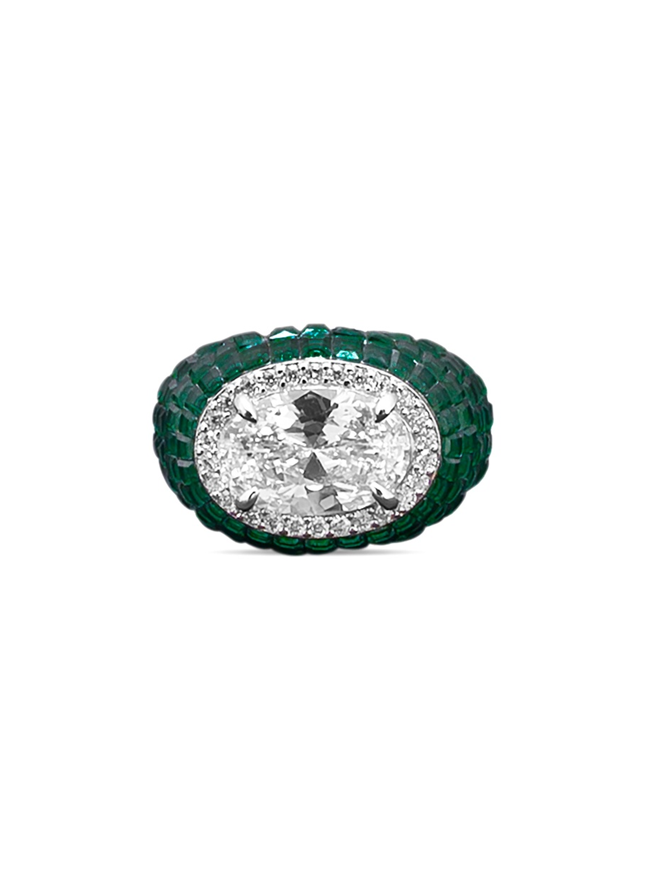 Emerald Elegance Solitaire Ring