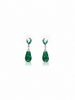 Timeless Glow Drop Earrings Emerald
