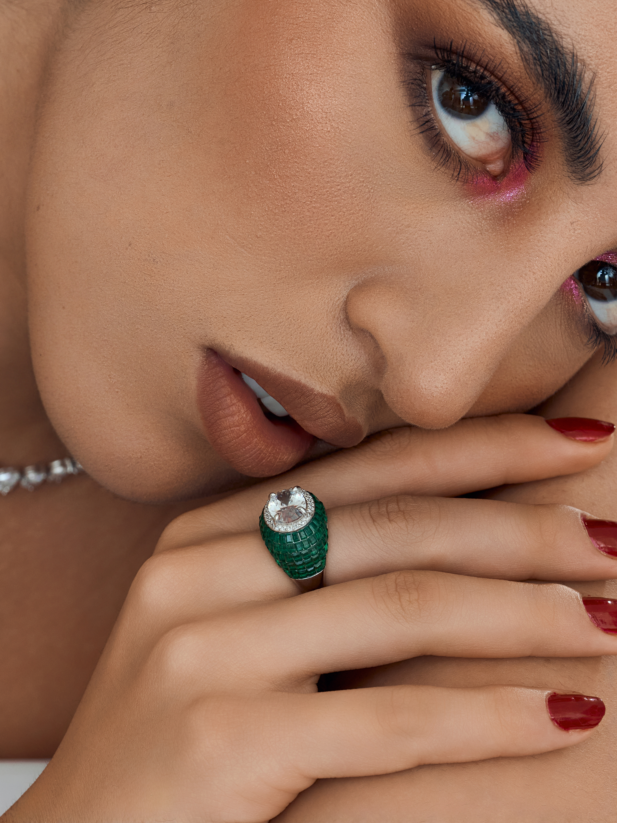 Emerald Elegance Solitaire Ring
