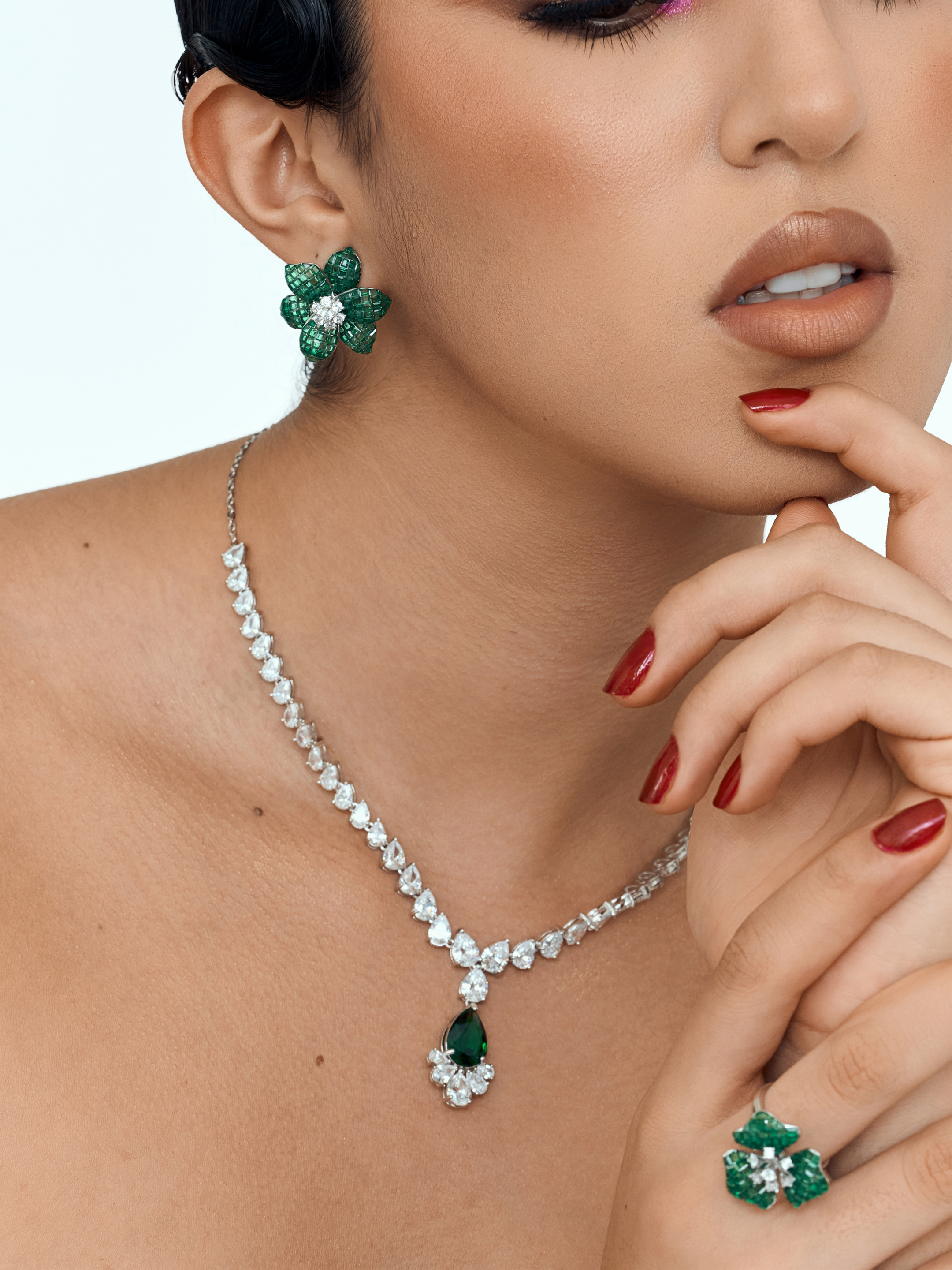 Emerald Whisper Necklace