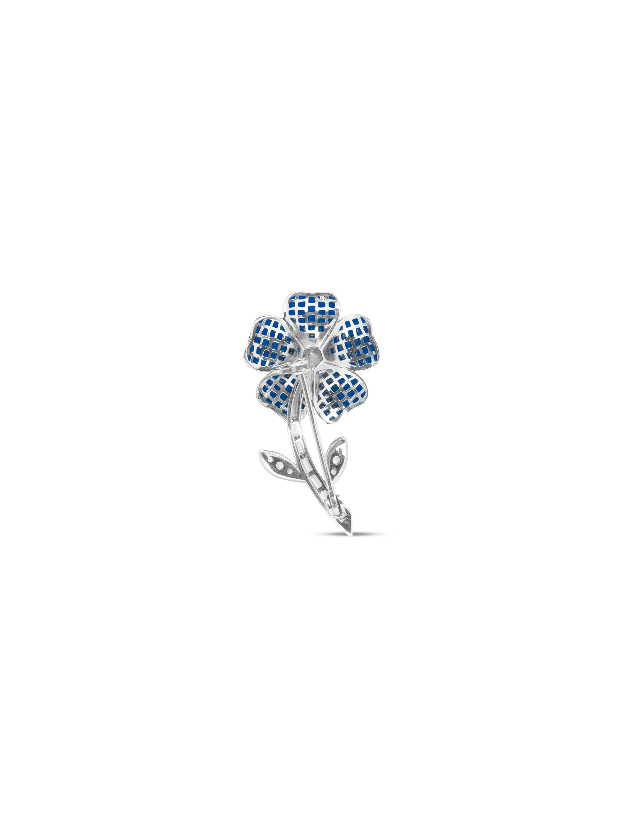 Eternal Grace Bloom Brooch Sapphire