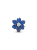 Enchanted Glow Bloom Brooch Sapphire