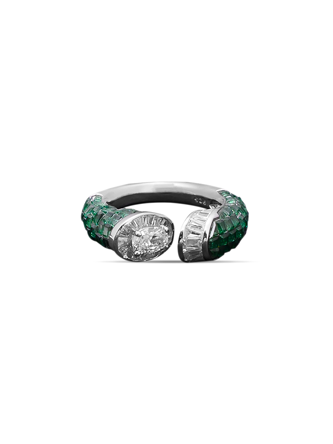 The Emerald Whisper Open Ring
