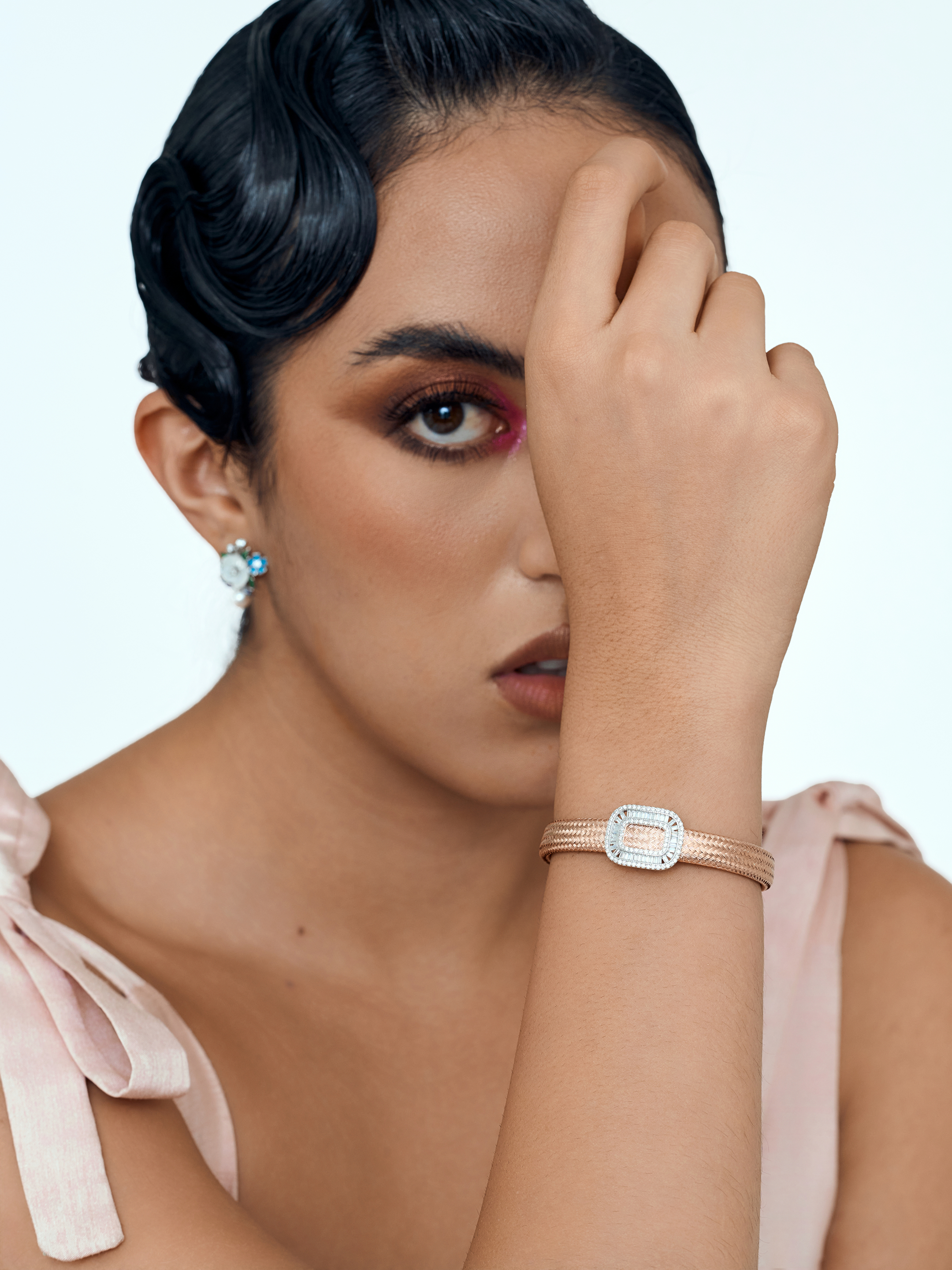 Classic Luxe Mesh Bracelet Rose Gold