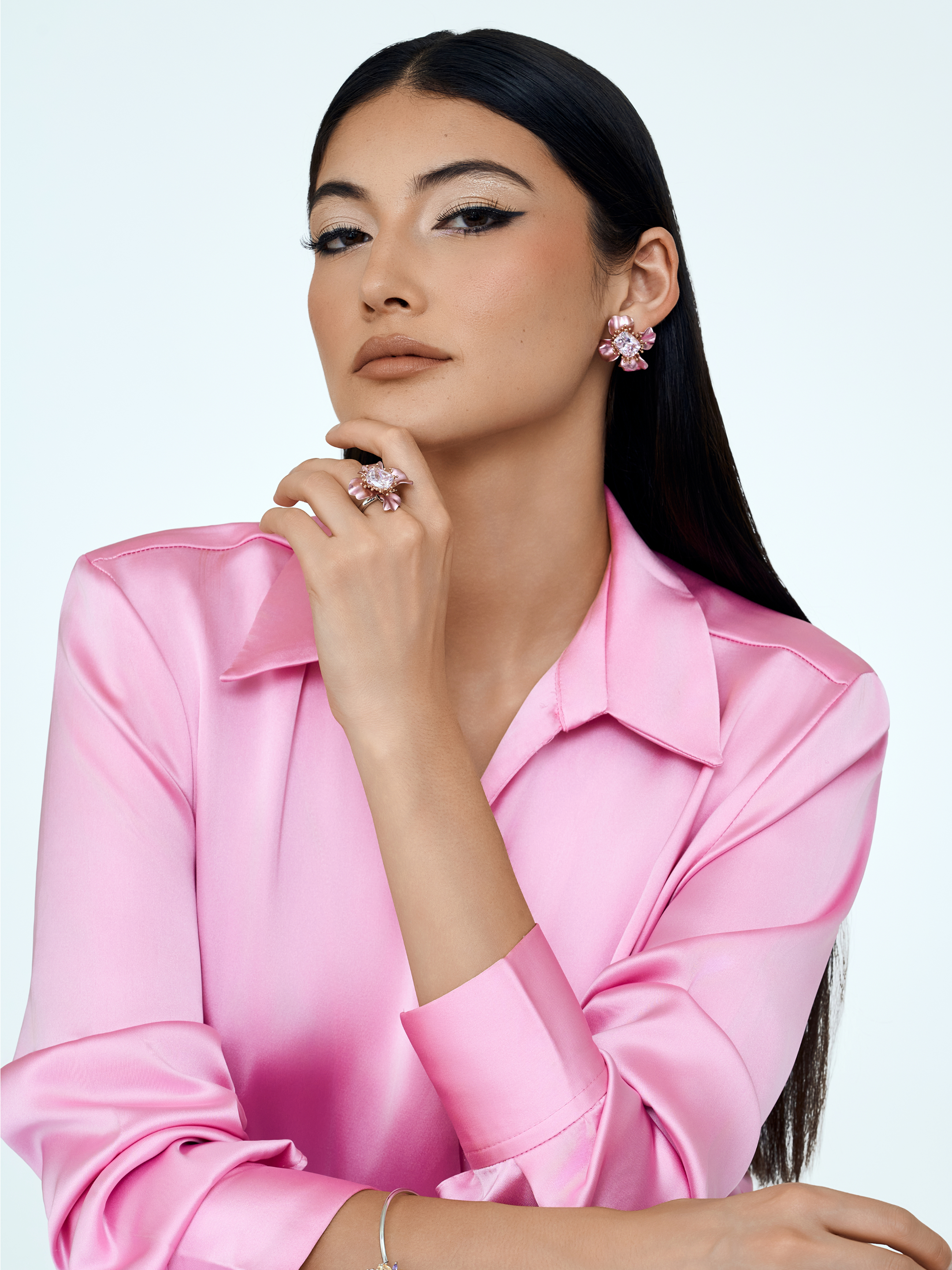 Enchanted Bloom Radiance Studs Blush