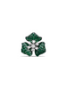 Timeless Elegance Bloom Ring Emerald