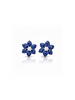 Timeless Bloom Earrings Sapphire