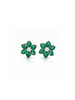 Timeless Bloom Earrings Emerald