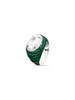 Emerald Elegance Solitaire Ring