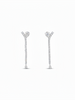 Crystal Radiance Cluster Drop Earrings