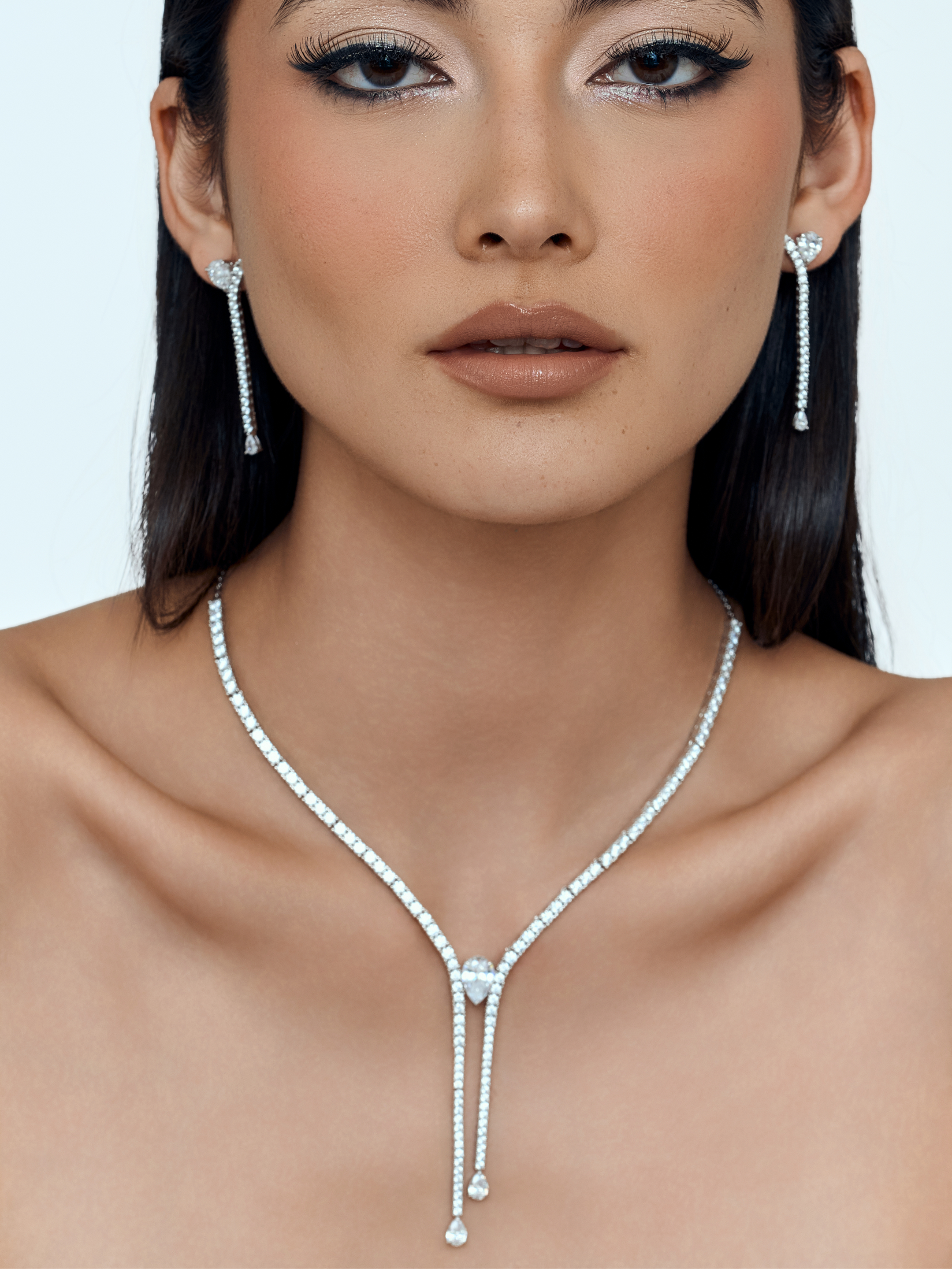 Eternal Spark Cascade Necklace
