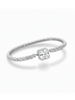Silver Classic Diamond Stack Bracelet