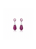 Timeless Glow Drop Earrings Crimson