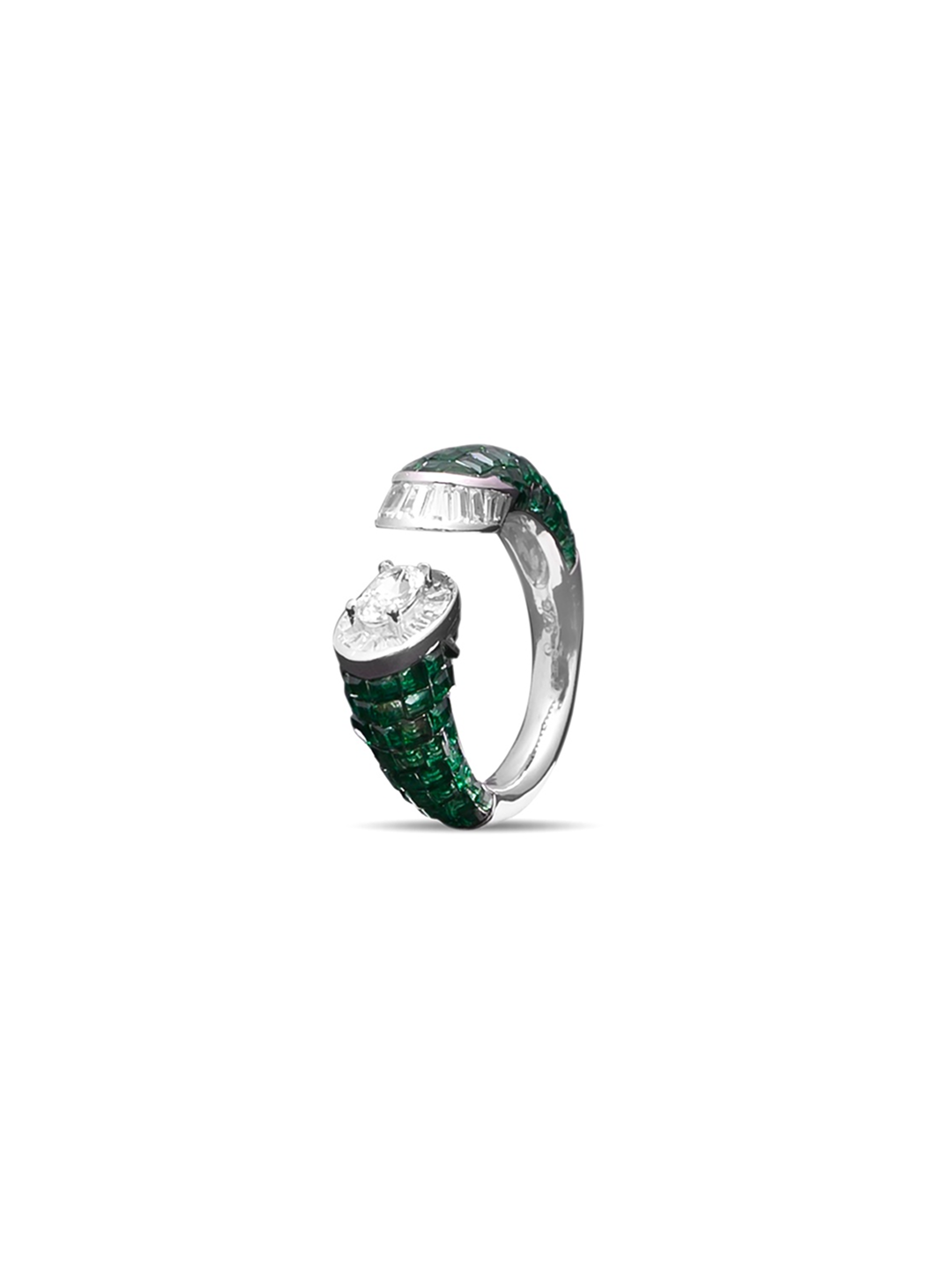 The Emerald Whisper Open Ring