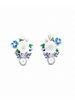 Jardin de Lune Floral Earrings Sky Bloom
